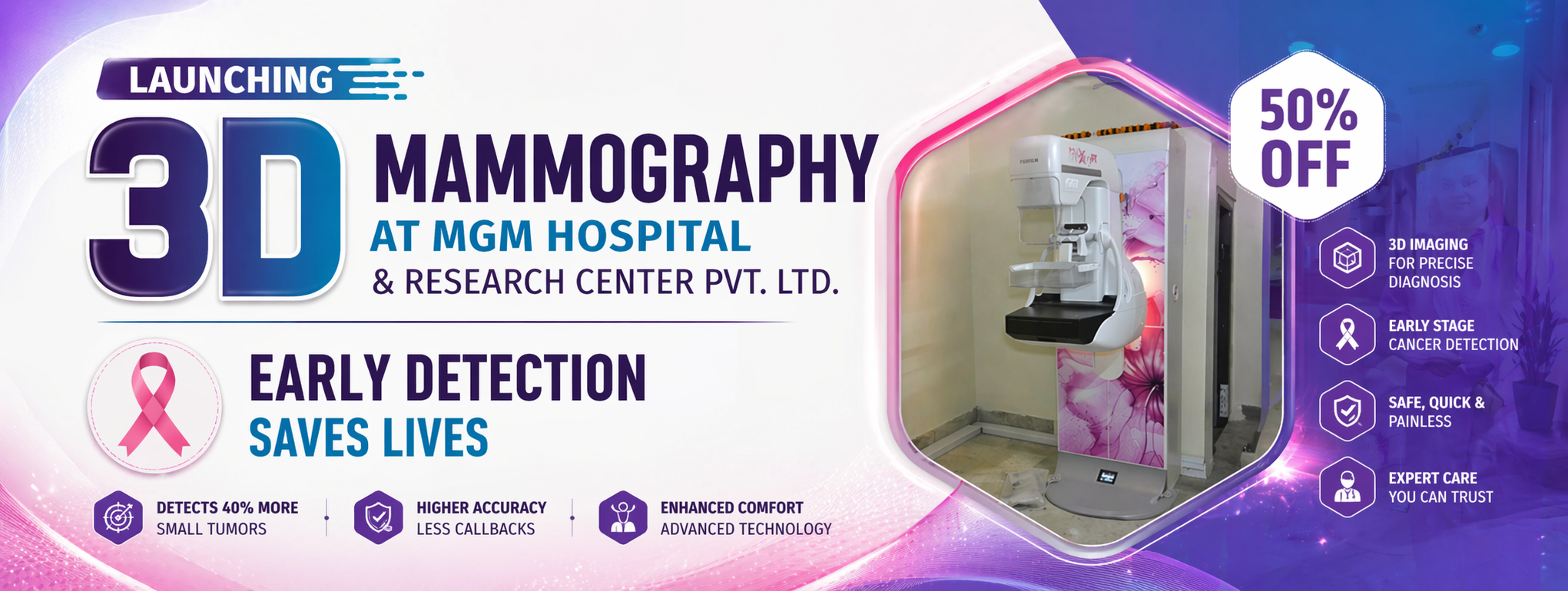 3D Mammography MGM Hospital